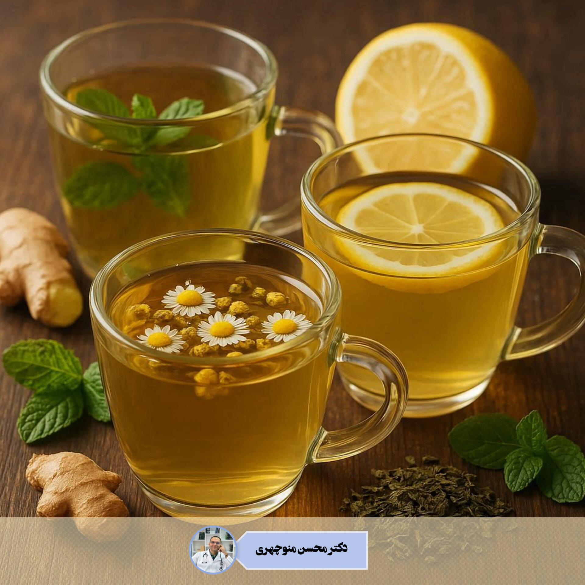 دمنوش برای معده درد